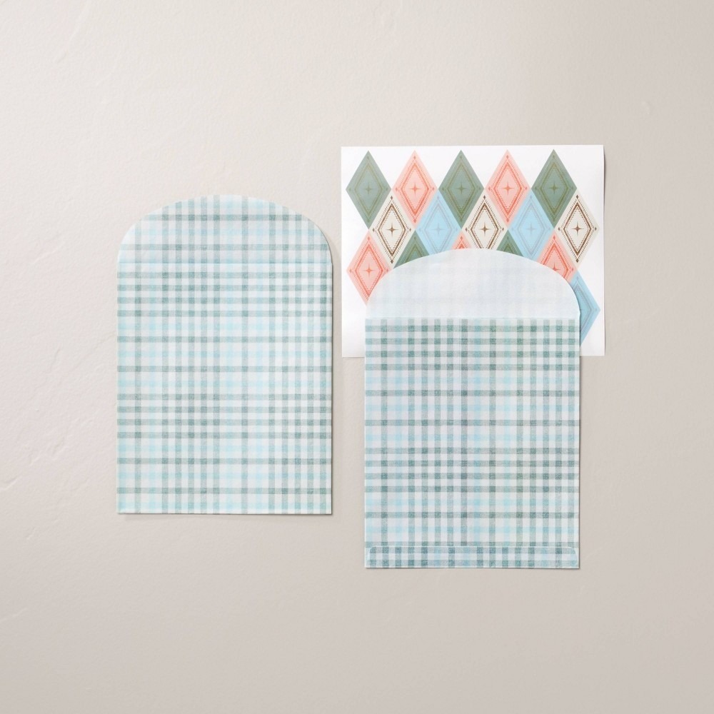 21ct Paper Treat Bags Summer Plaid - Hearth & Hand Magnolia,‎ Target